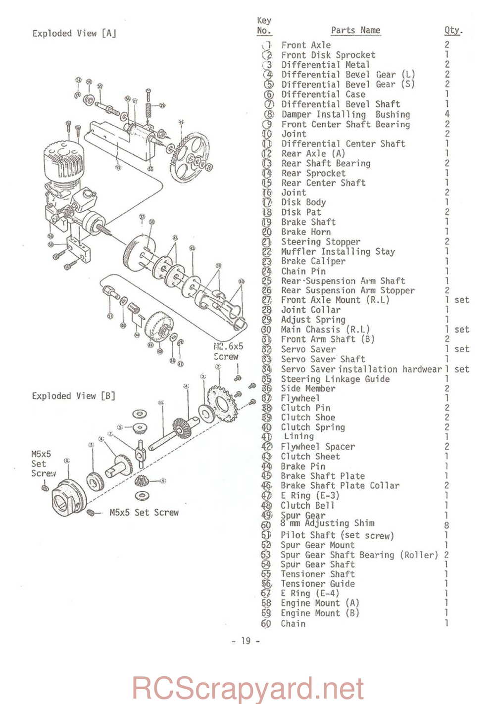 Kyosho - 3011 - Land-Jump 4WD Integra - Manual - Page 19