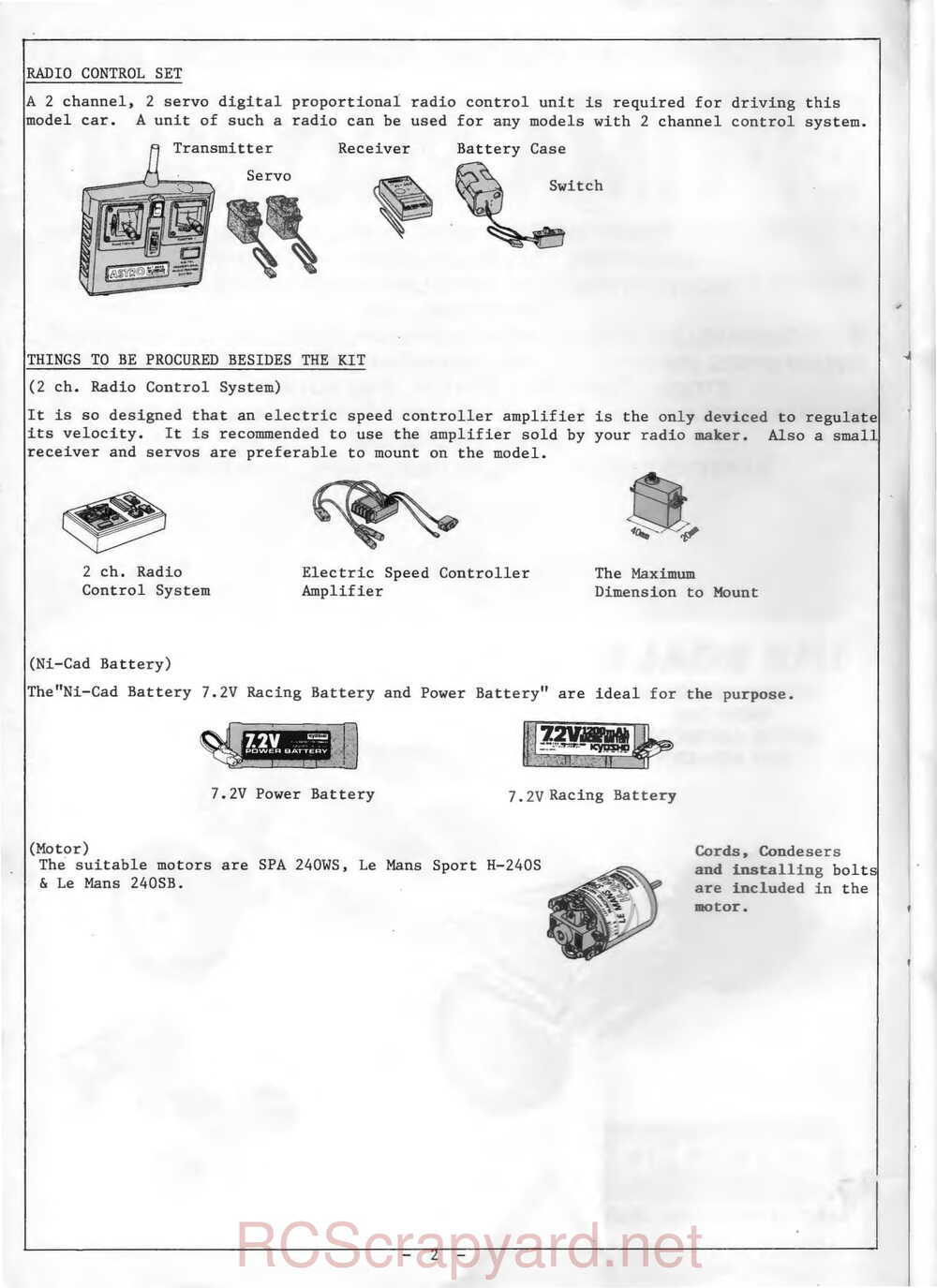 Kyosho - 3029 - Optima-Pro - Manual - Page 02