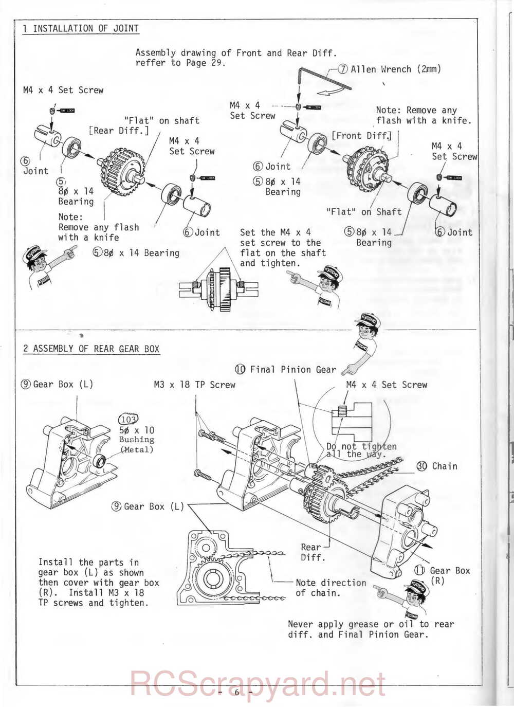 Kyosho - 3029 - Optima-Pro - Manual - Page 06