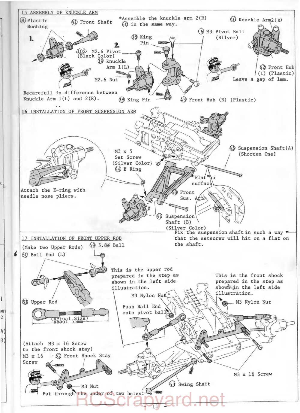 Kyosho - 3029 - Optima-Pro - Manual - Page 11