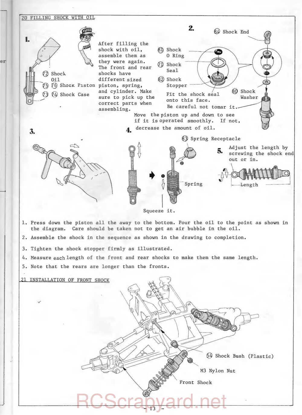 Kyosho - 3029 - Optima-Pro - Manual - Page 13