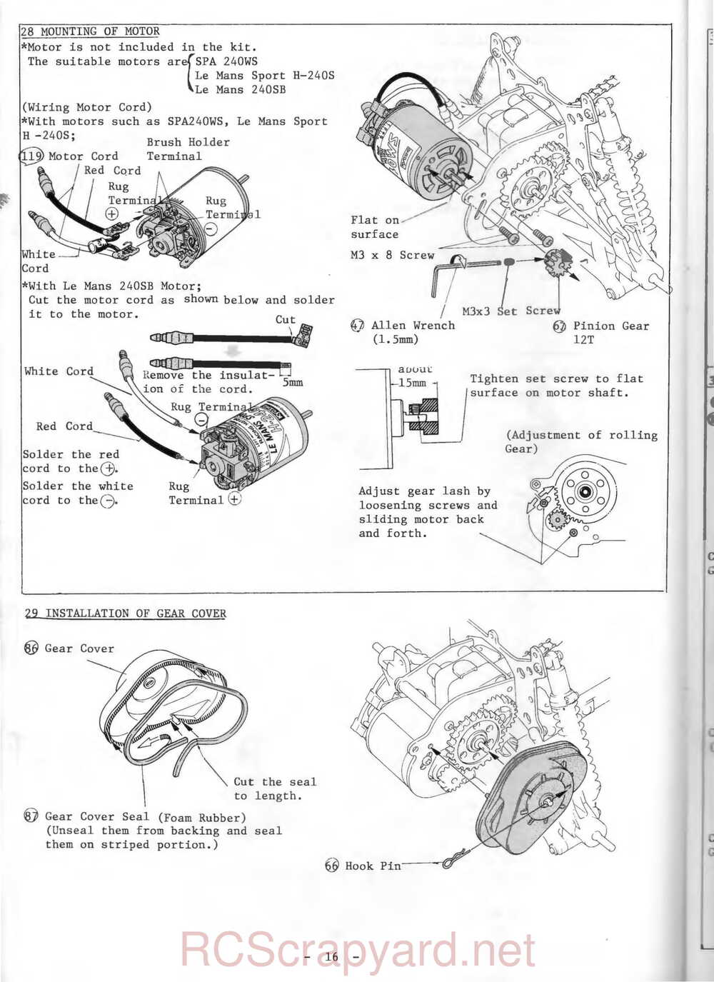 Kyosho - 3029 - Optima-Pro - Manual - Page 16