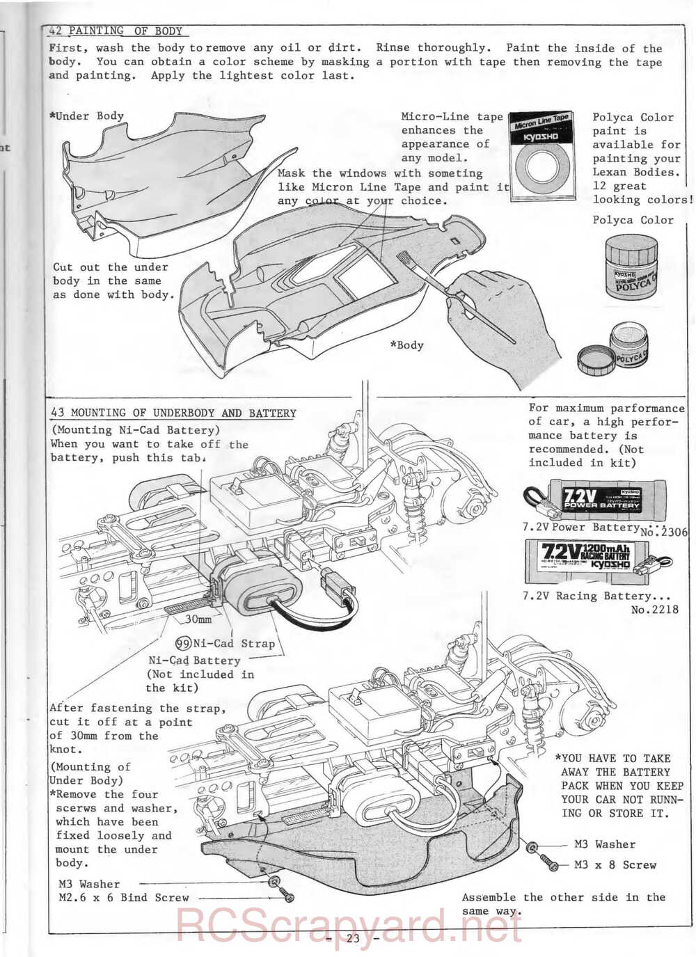 Kyosho - 3029 - Optima-Pro - Manual - Page 23