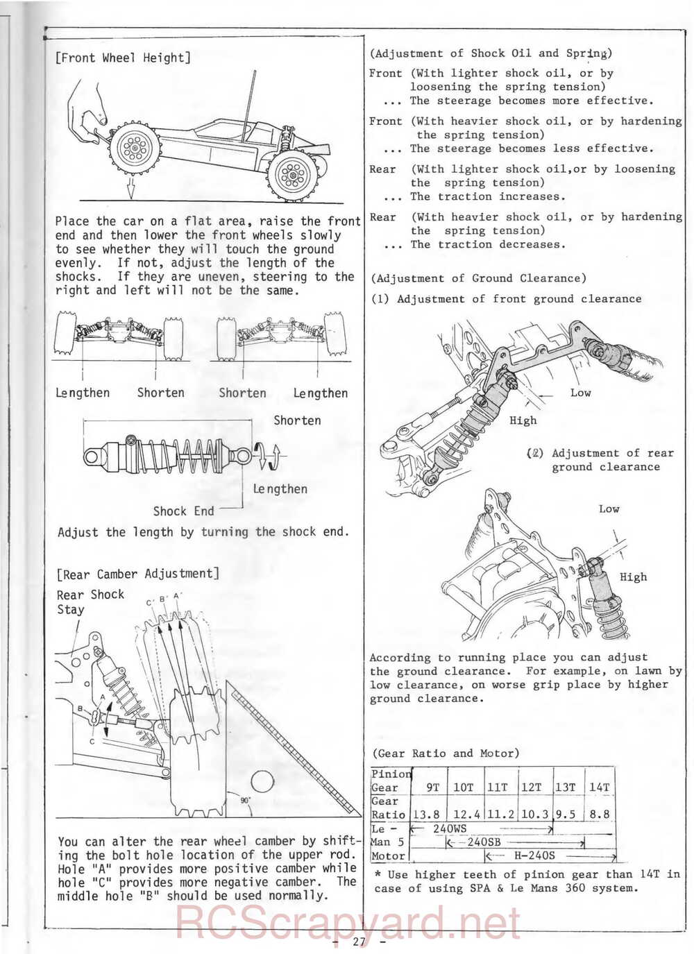 Kyosho - 3029 - Optima-Pro - Manual - Page 27