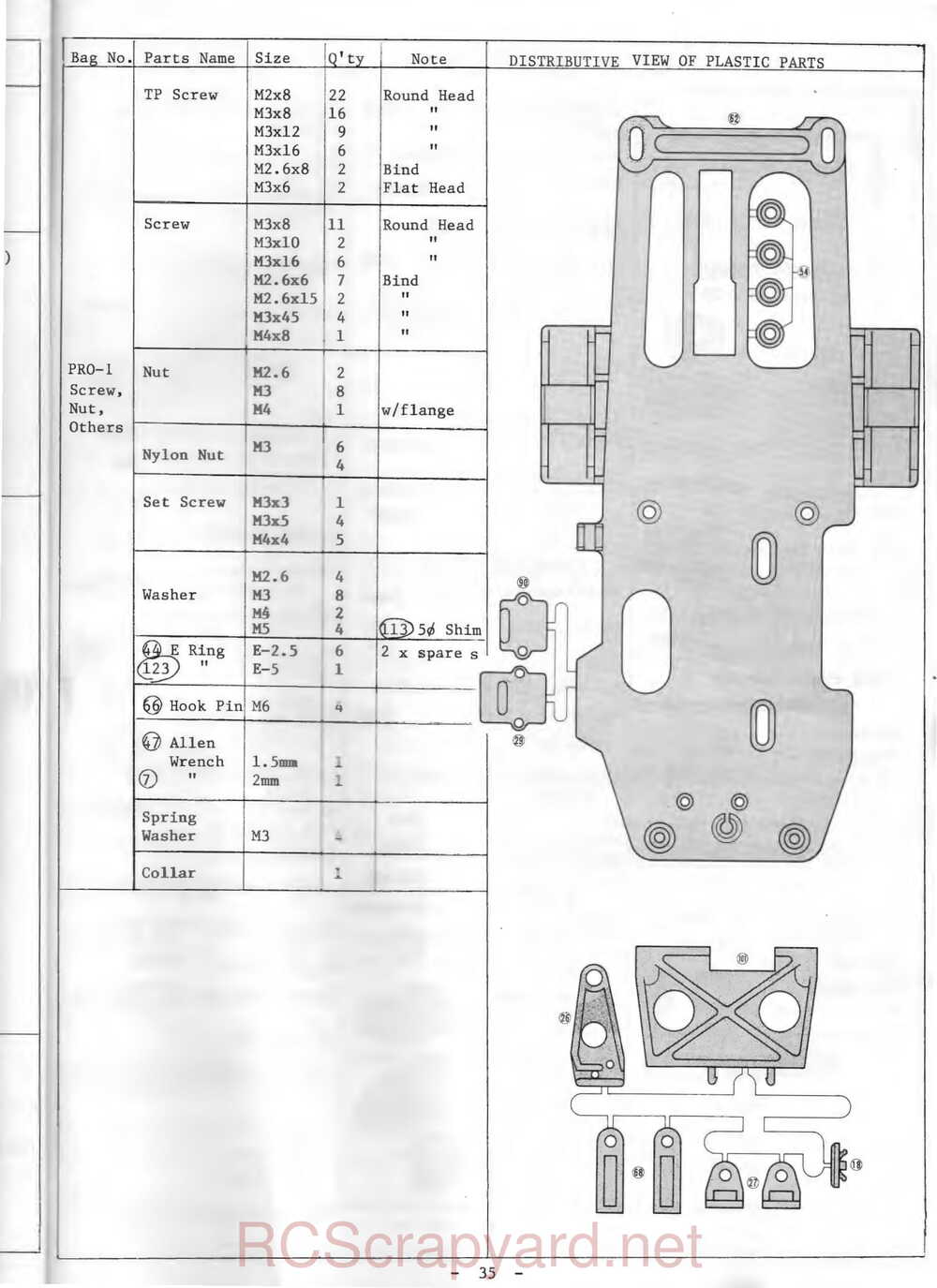 Kyosho - 3029 - Optima-Pro - Manual - Page 35