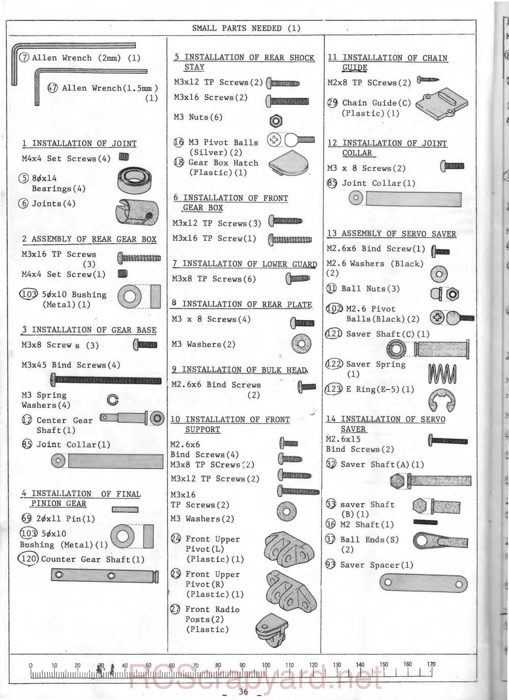 Kyosho - 3029 - Optima-Pro - Manual - Page 36