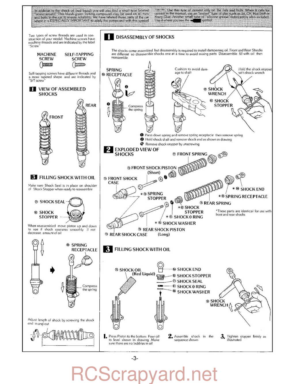 Kyosho - 3031 - Javelin - Manual - Page 03