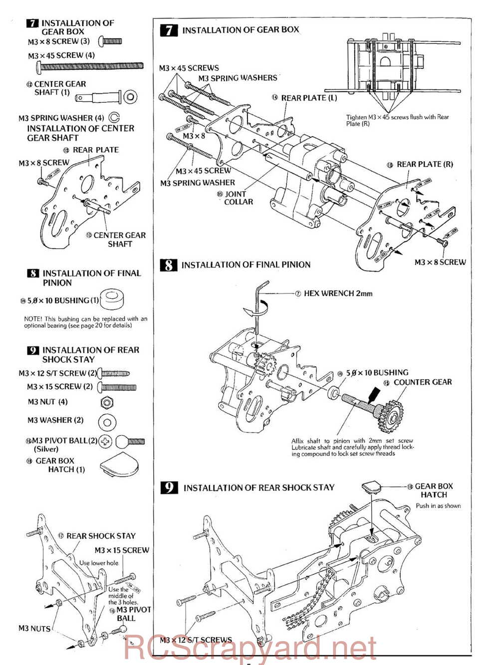 Kyosho - 3031 - Javelin - Manual - Page 05