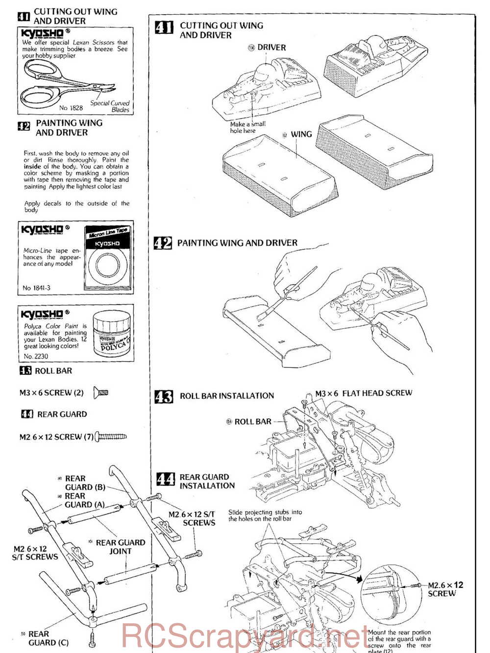 Kyosho - 3031 - Javelin - Manual - Page 16