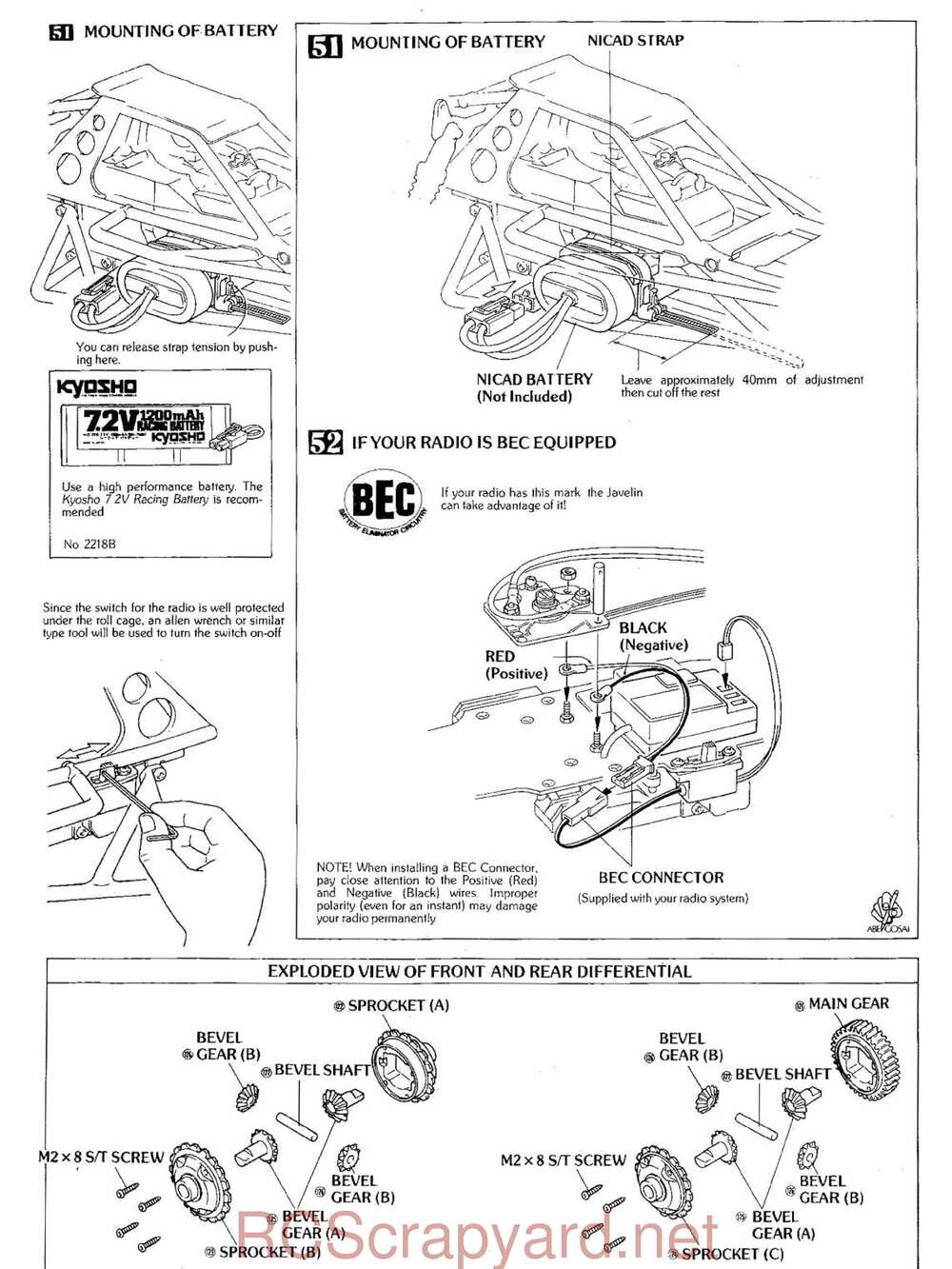 Kyosho - 3031 - Javelin - Manual - Page 19