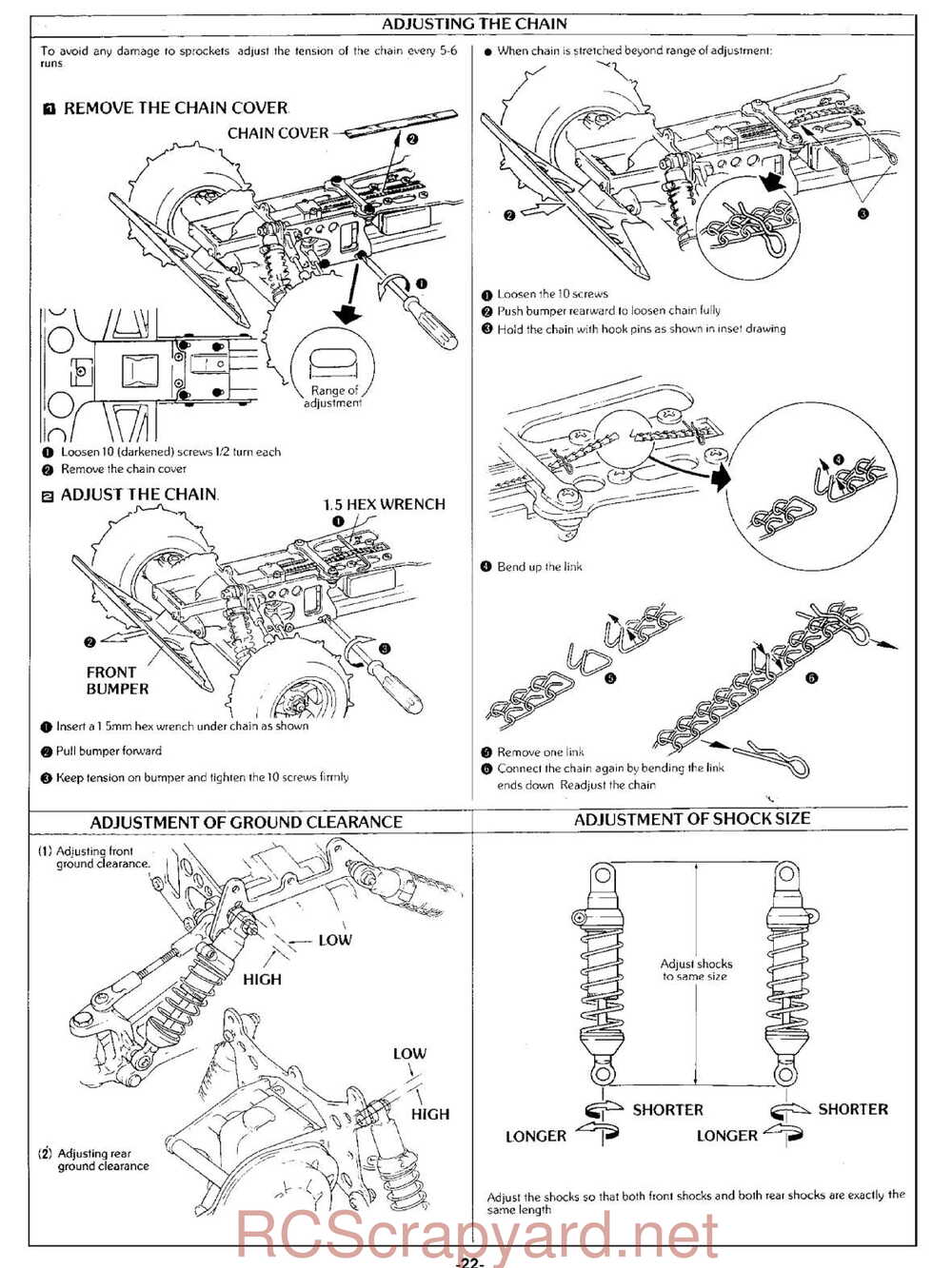 Kyosho - 3031 - Javelin - Manual - Page 22
