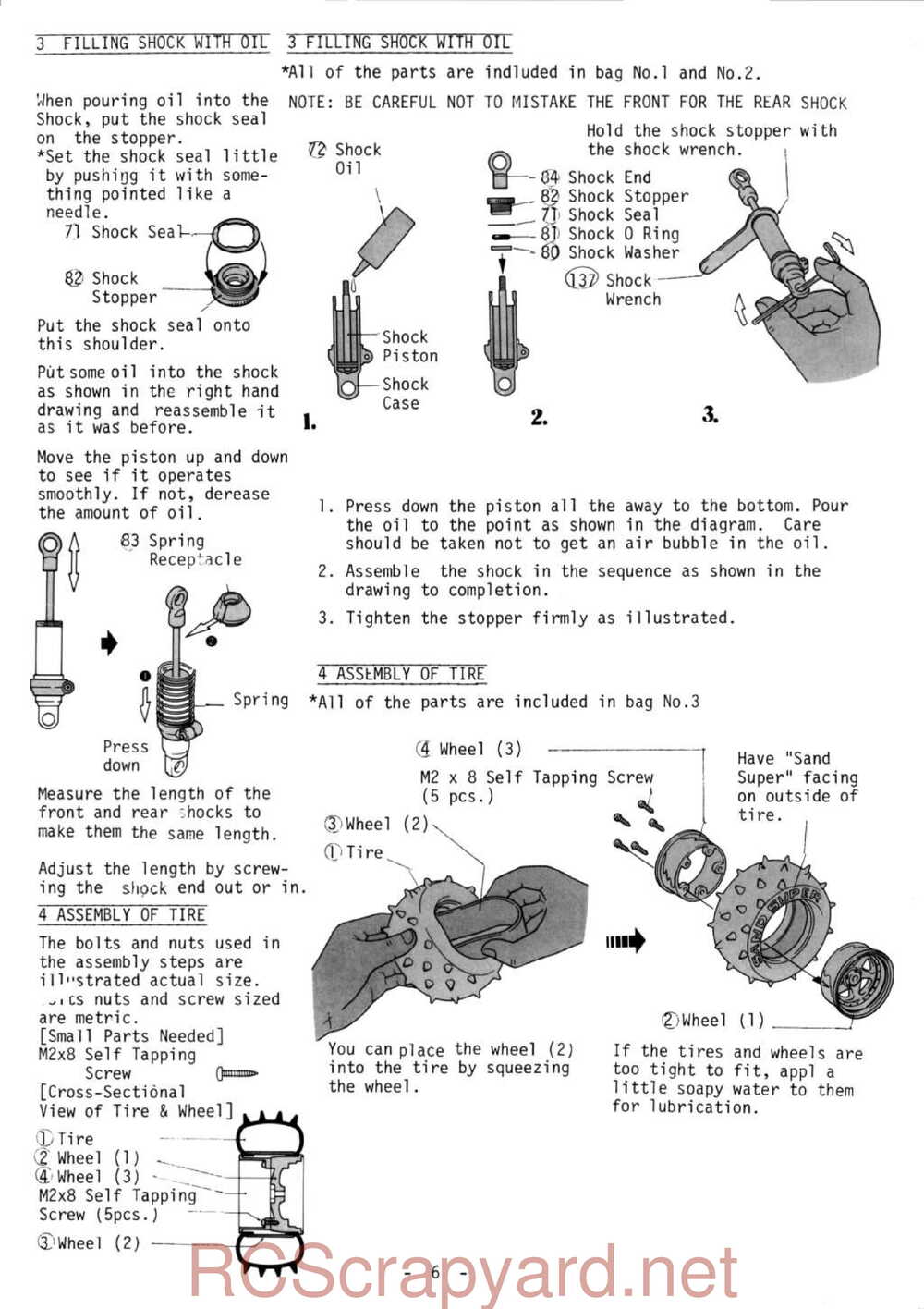 Kyosho - 3032 - Optima - Manual - Page 06