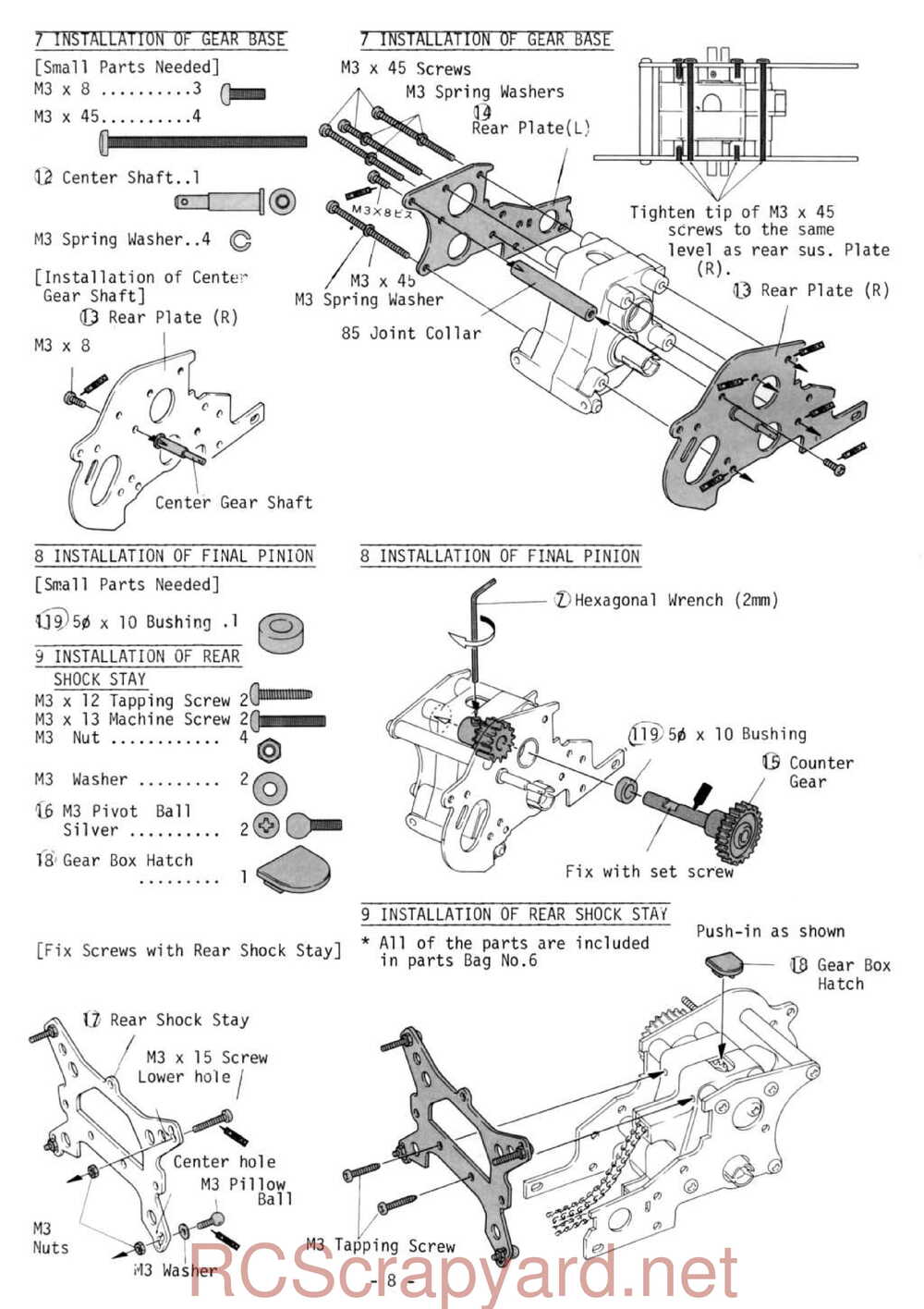 Kyosho - 3032 - Optima - Manual - Page 08