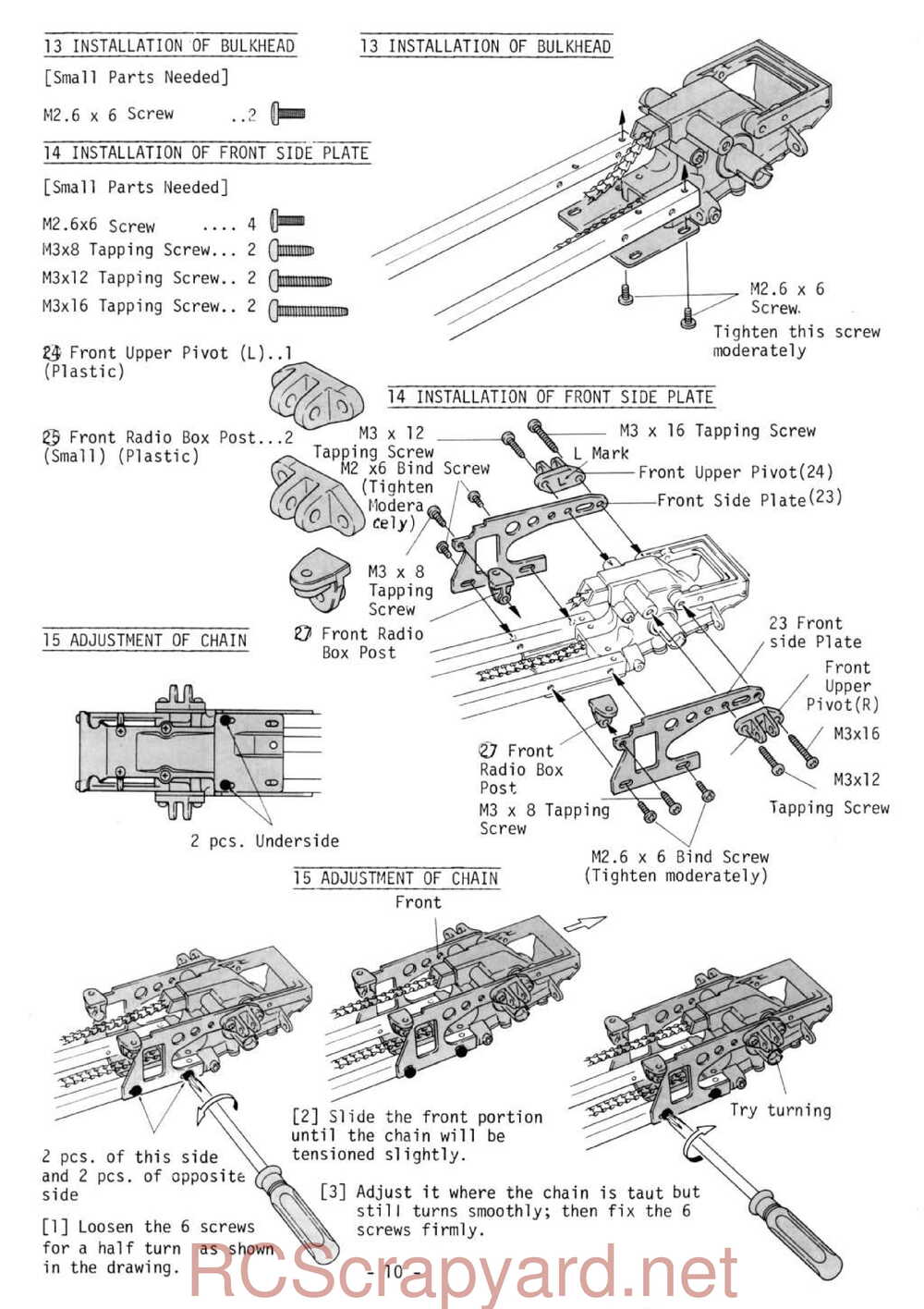 Kyosho - 3032 - Optima - Manual - Page 10