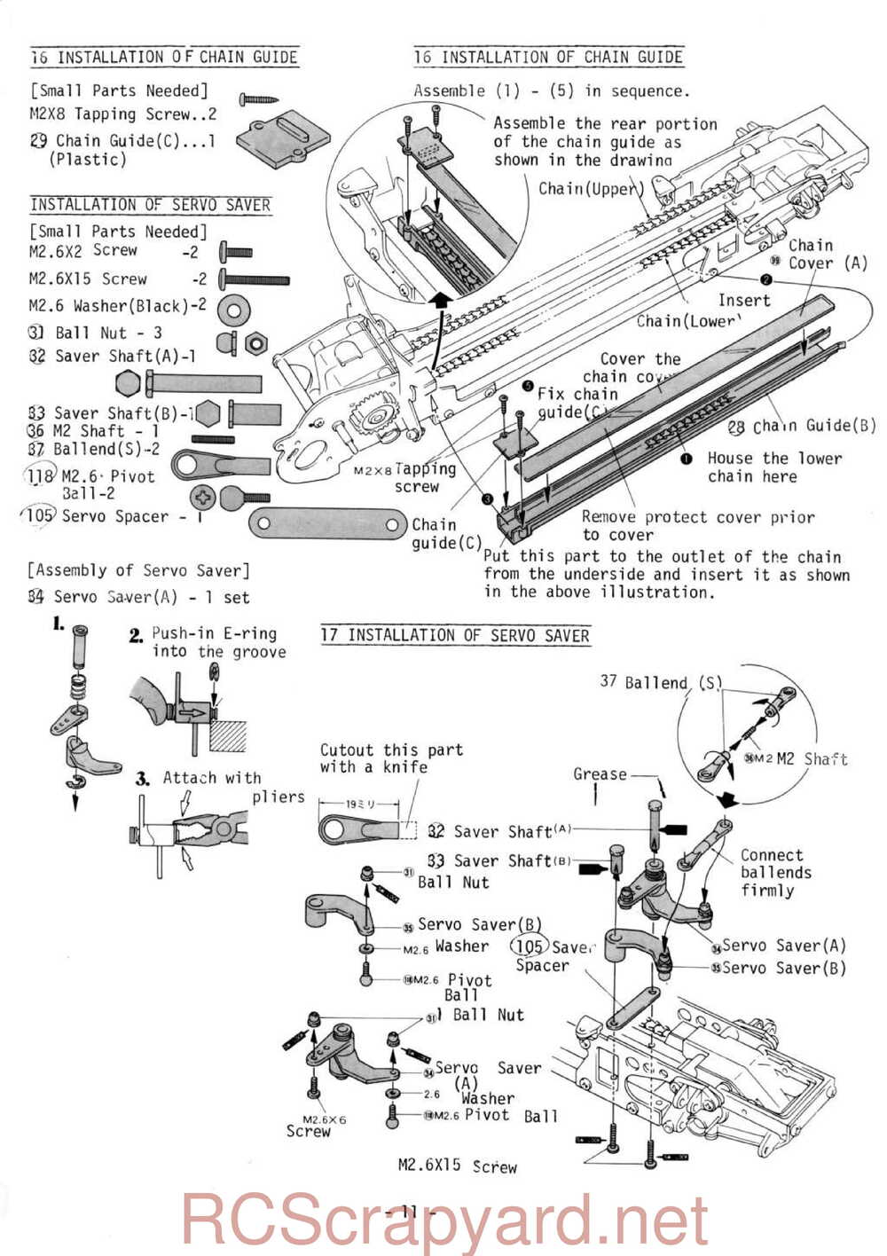 Kyosho - 3032 - Optima - Manual - Page 11