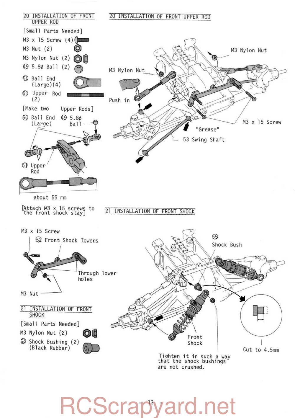 Kyosho - 3032 - Optima - Manual - Page 13