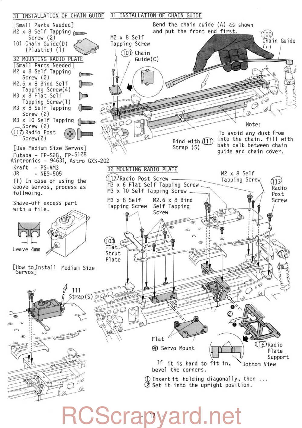 Kyosho - 3032 - Optima - Manual - Page 17