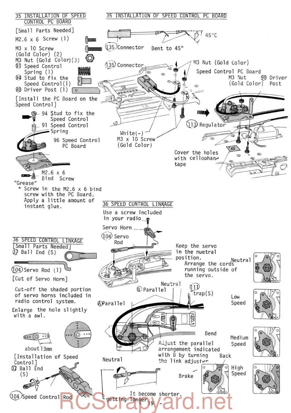 Kyosho - 3032 - Optima - Manual - Page 19