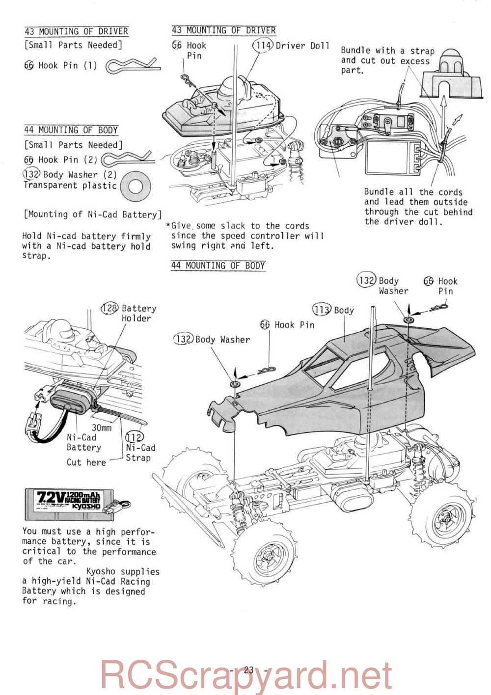 Kyosho - 3032 - Optima - Manual - Page 23