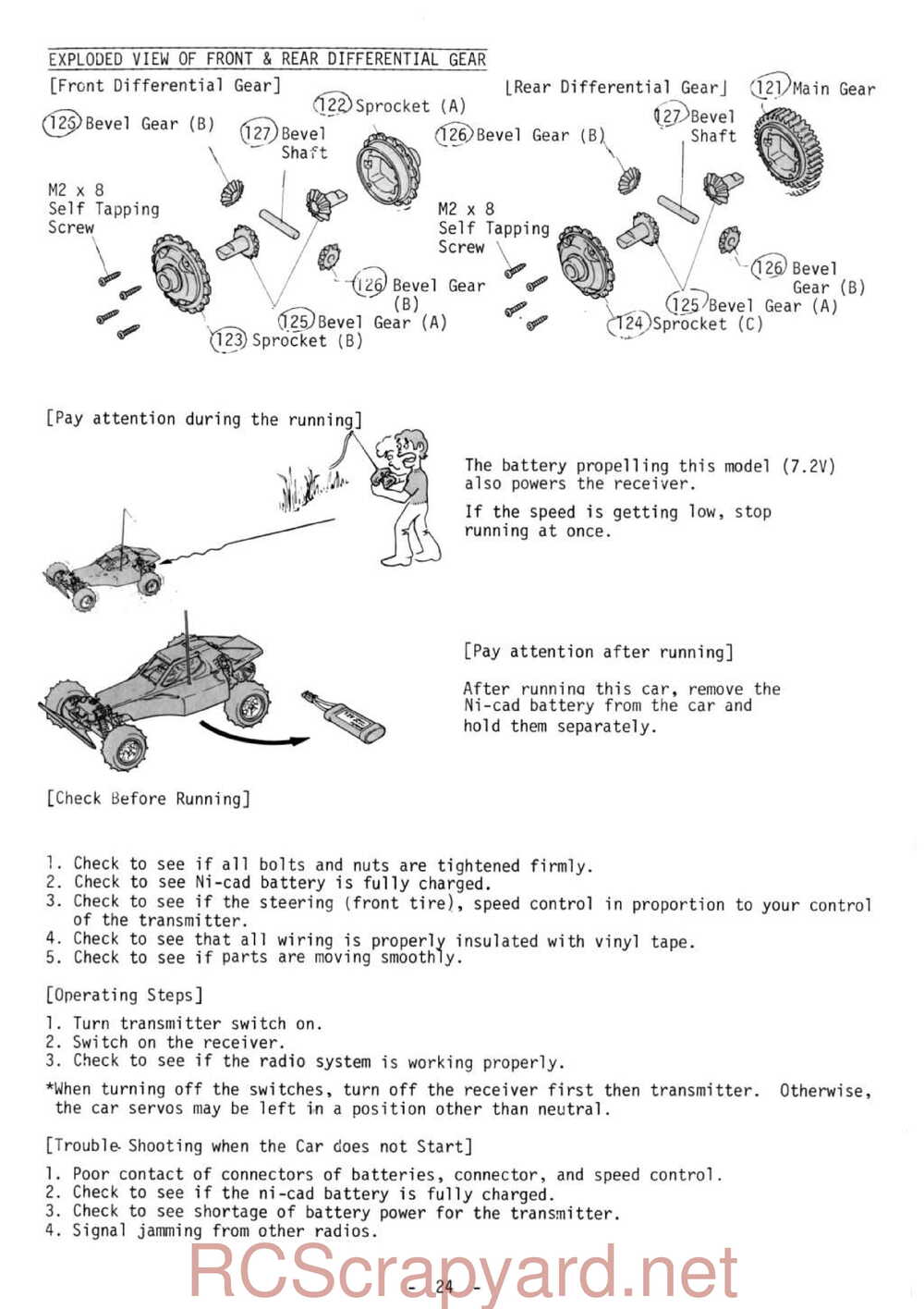 Kyosho - 3032 - Optima - Manual - Page 24