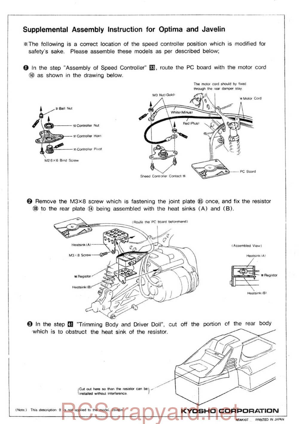 Kyosho - 3032 - Optima - Manual - Page 33