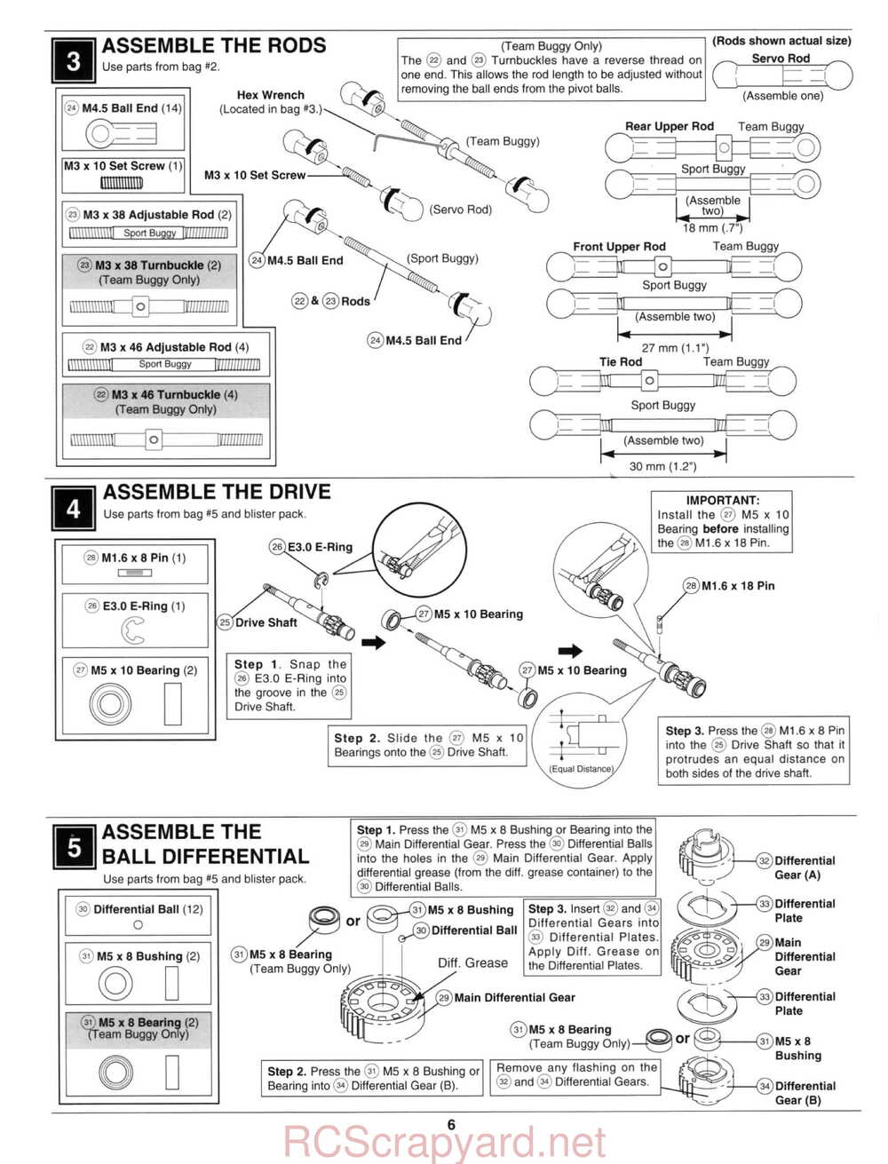 Kyosho - 30331 - 30333 - Pro-X - Manual - Page 07