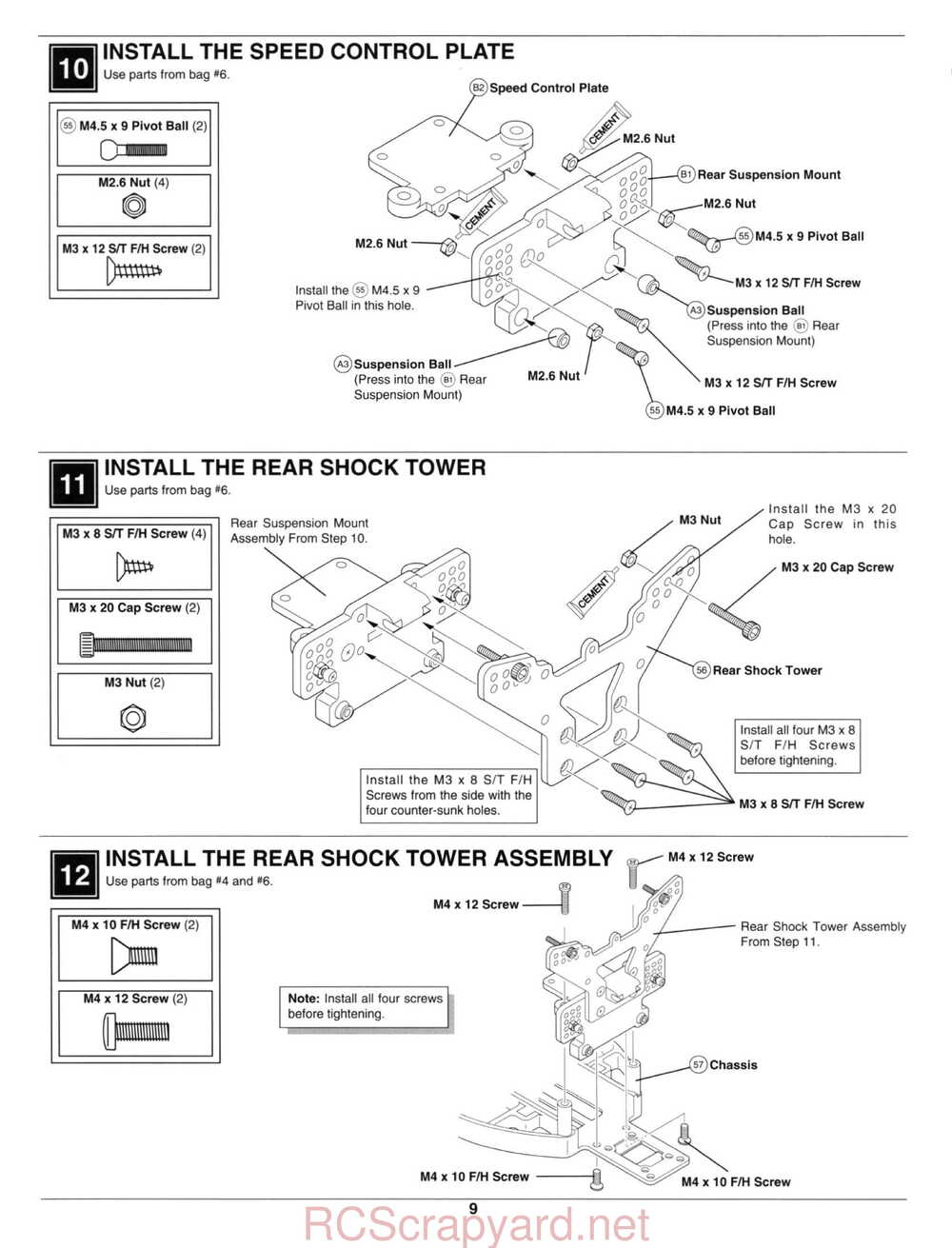 Kyosho - 30331 - 30333 - Pro-X - Manual - Page 10