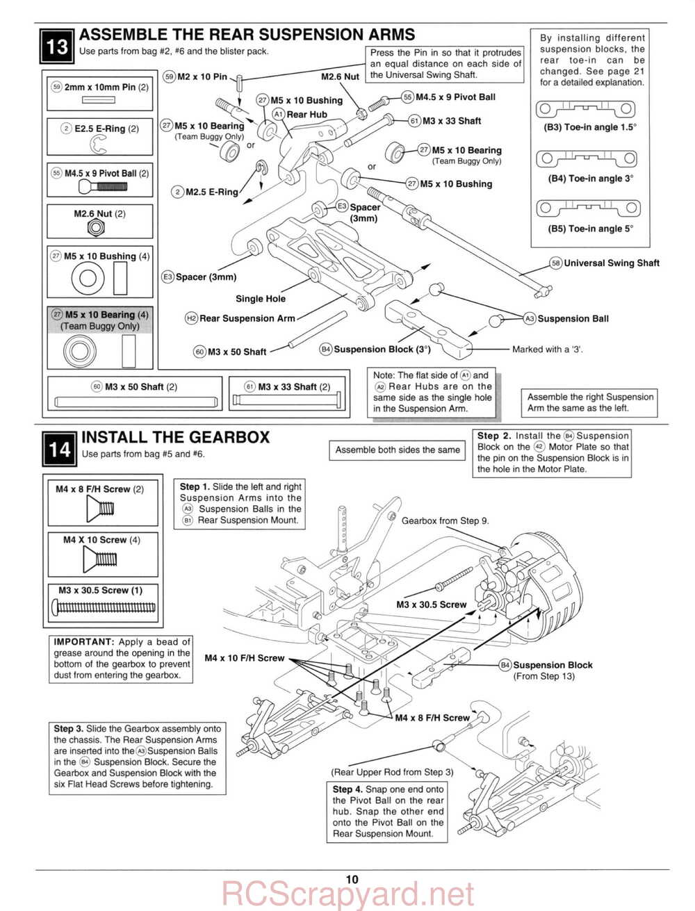 Kyosho - 30331 - 30333 - Pro-X - Manual - Page 11