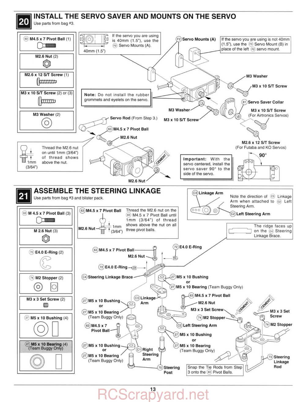 Kyosho - 30331 - 30333 - Pro-X - Manual - Page 14