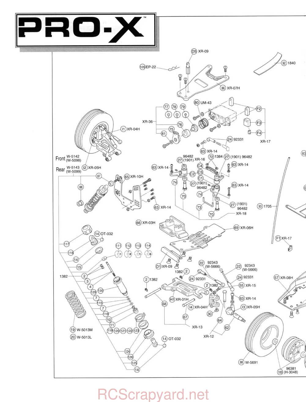 Kyosho - 30331 - 30333 - Pro-X - Manual - Page 17