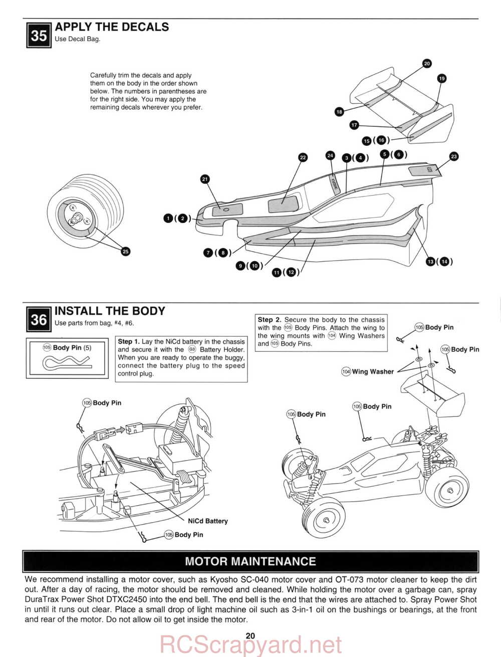 Kyosho - 30331 - 30333 - Pro-X - Manual - Page 25