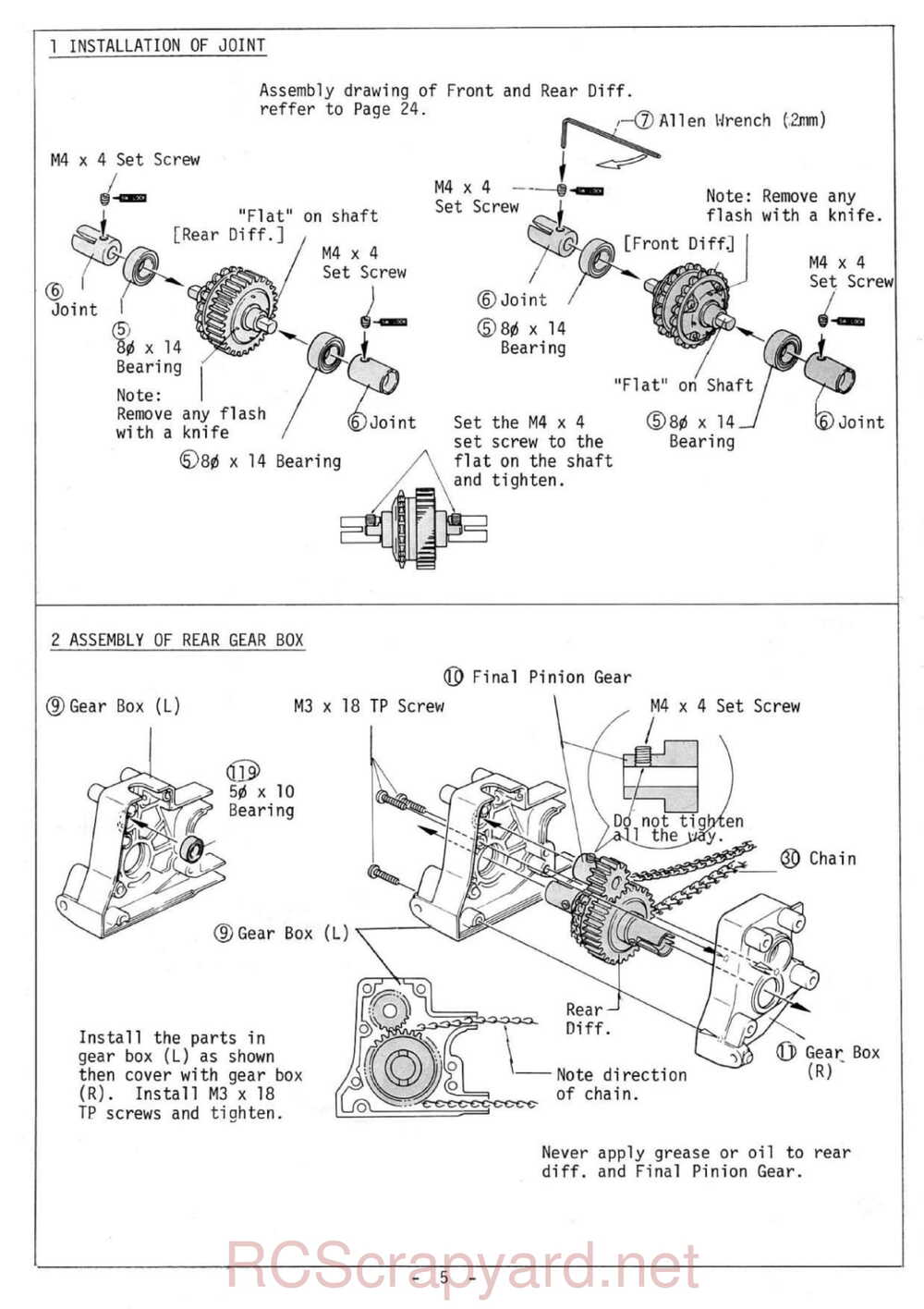 Kyosho - 3034 - Salute - V1 - Manual - Page 05