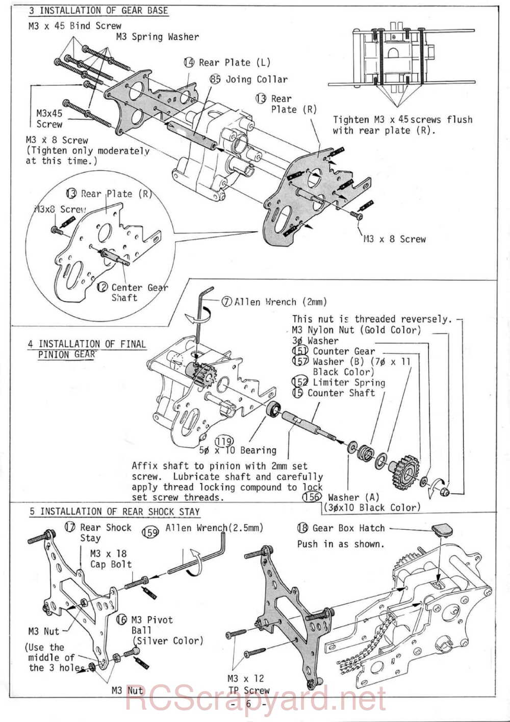 Kyosho - 3034 - Salute - V1 - Manual - Page 06