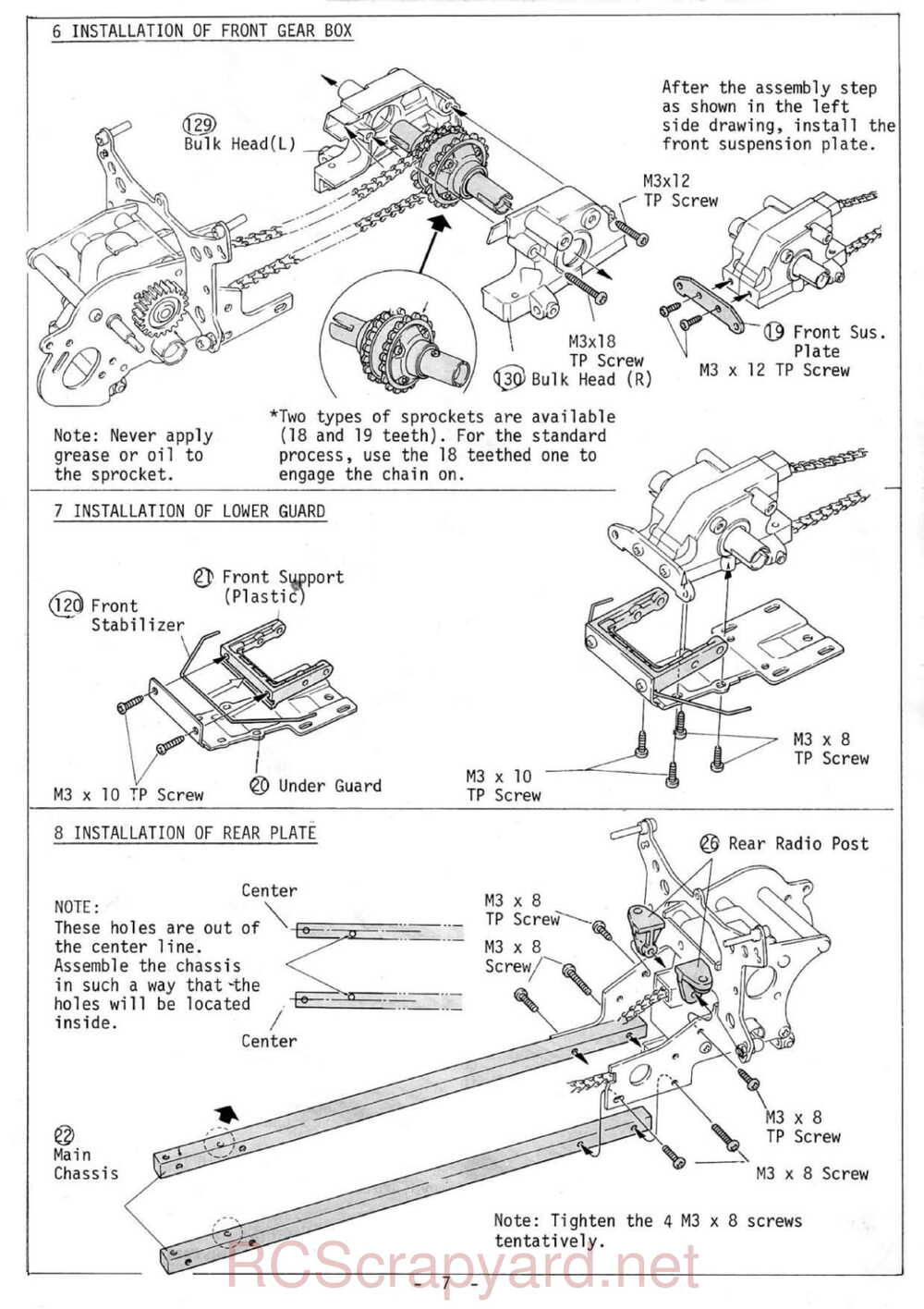 Kyosho - 3034 - Salute - V1 - Manual - Page 07