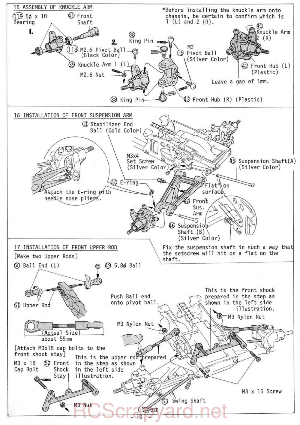 Kyosho - 3034 - Salute - V1 - Manual - Page 10