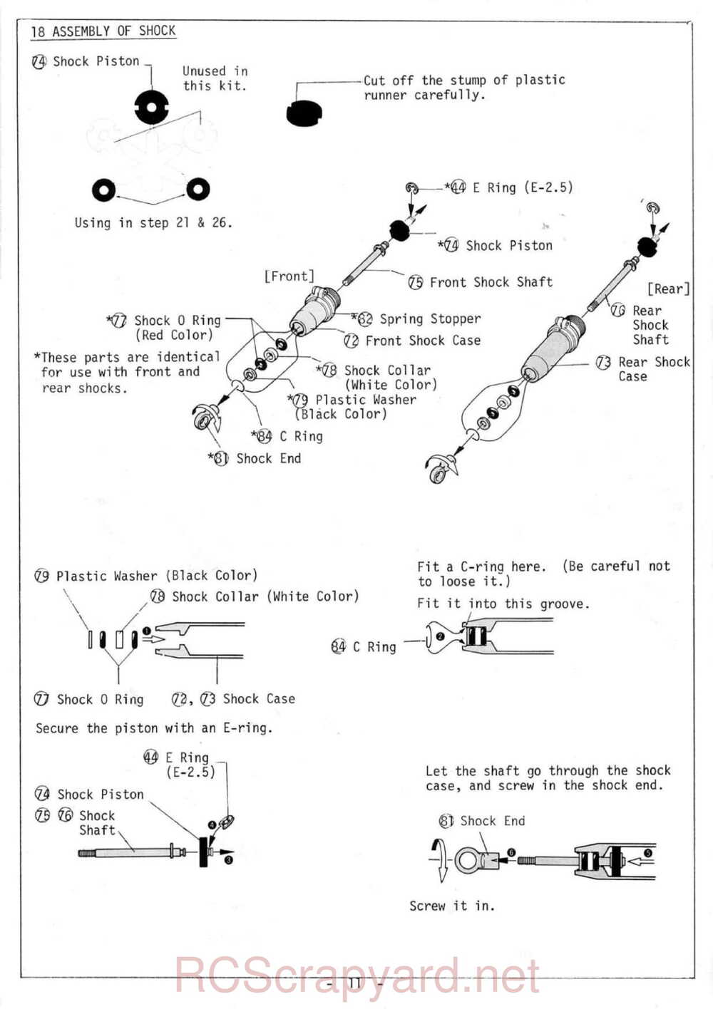 Kyosho - 3034 - Salute - V1 - Manual - Page 11