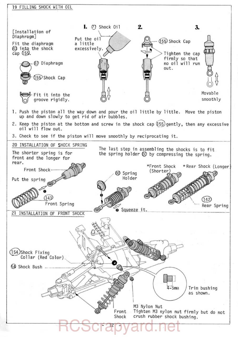 Kyosho - 3034 - Salute - V1 - Manual - Page 12