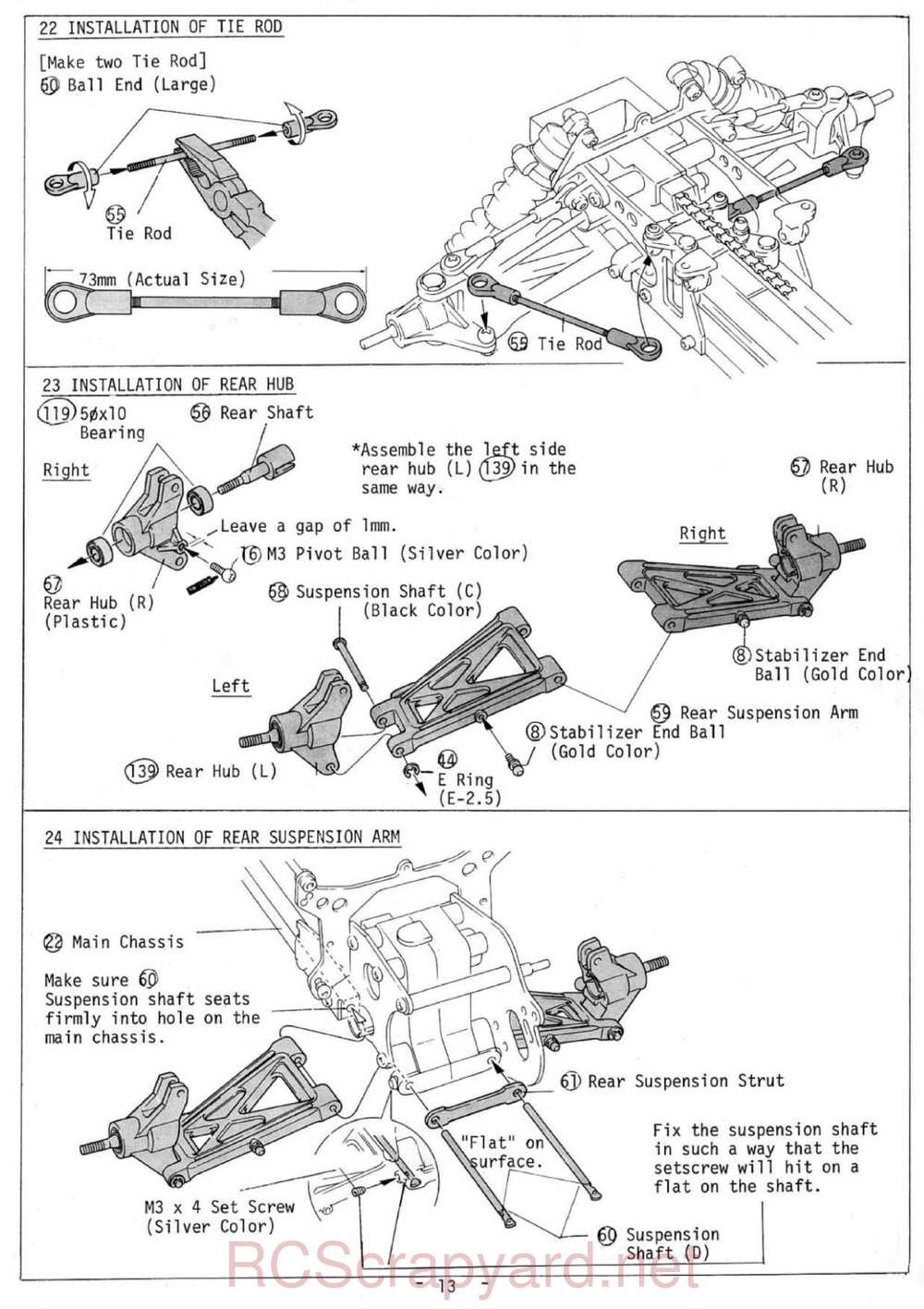 Kyosho - 3034 - Salute - V1 - Manual - Page 13