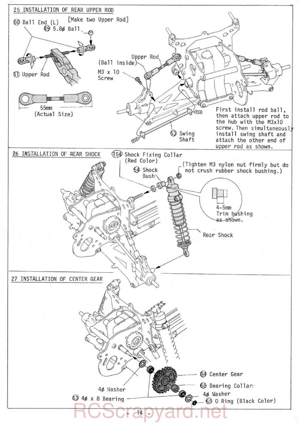 Kyosho - 3034 - Salute - V1 - Manual - Page 14