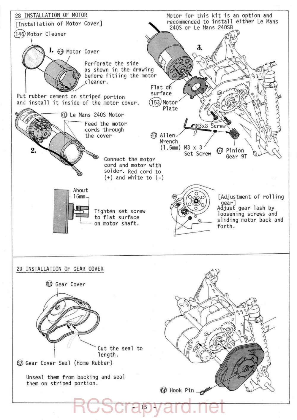 Kyosho - 3034 - Salute - V1 - Manual - Page 15