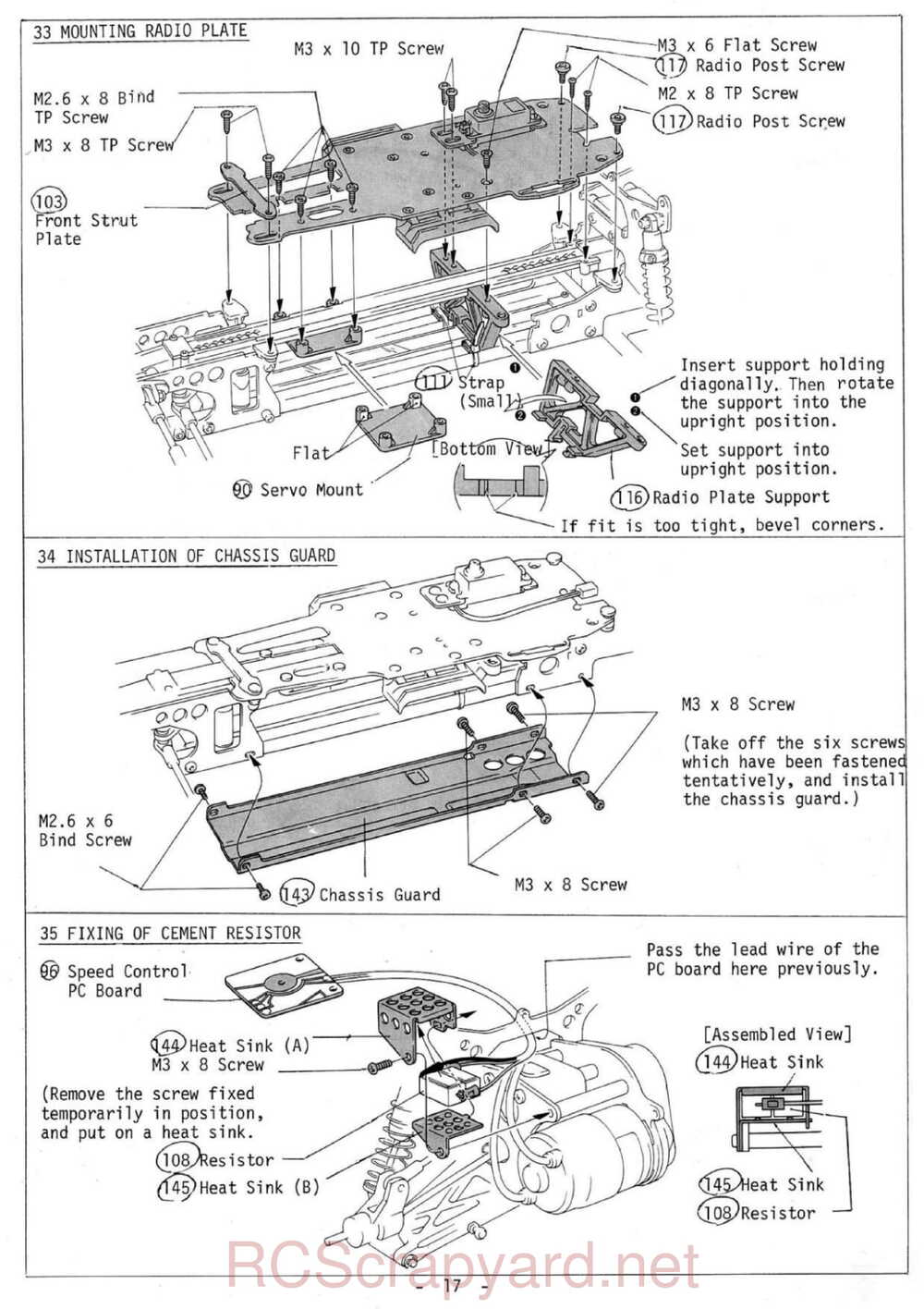 Kyosho - 3034 - Salute - V1 - Manual - Page 17