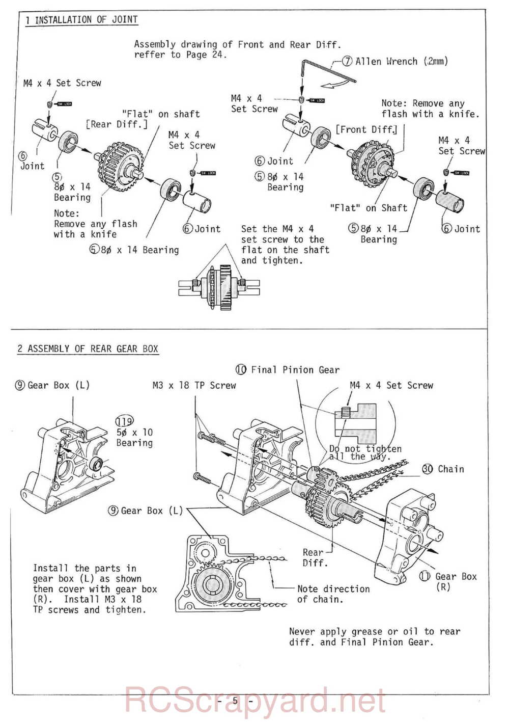 Kyosho - 3034 - Salute - V2 - Manual - Page 05