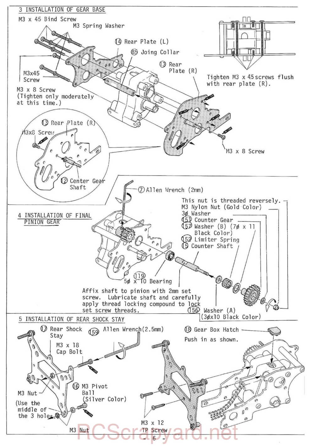 Kyosho - 3034 - Salute - V2 - Manual - Page 06