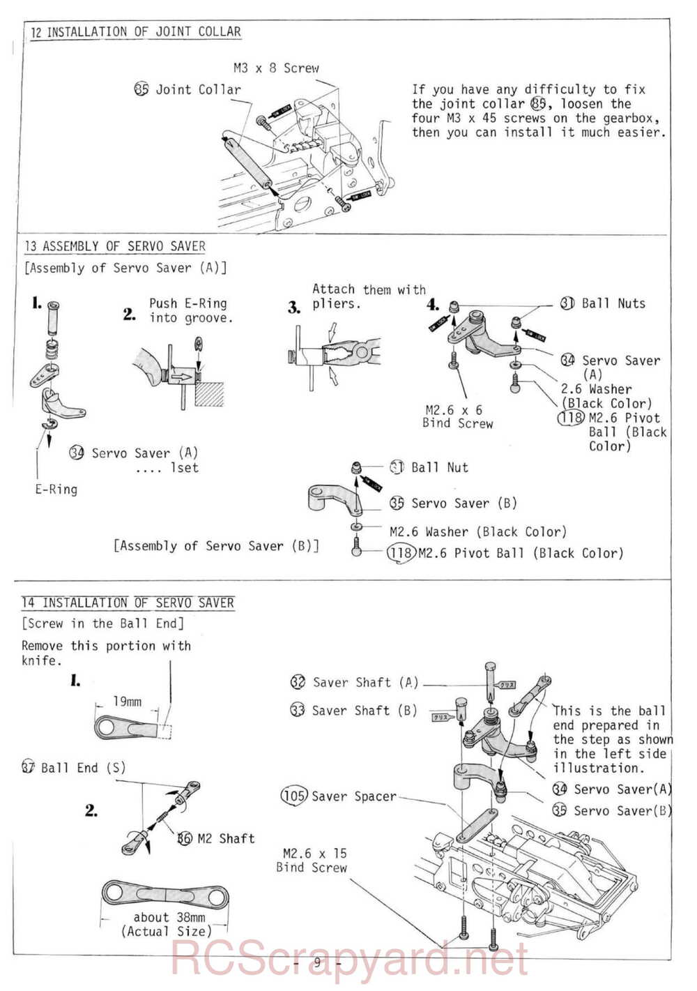 Kyosho - 3034 - Salute - V2 - Manual - Page 09