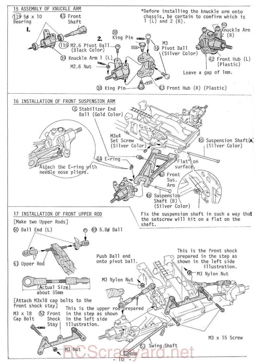 Kyosho - 3034 - Salute - V2 - Manual - Page 10