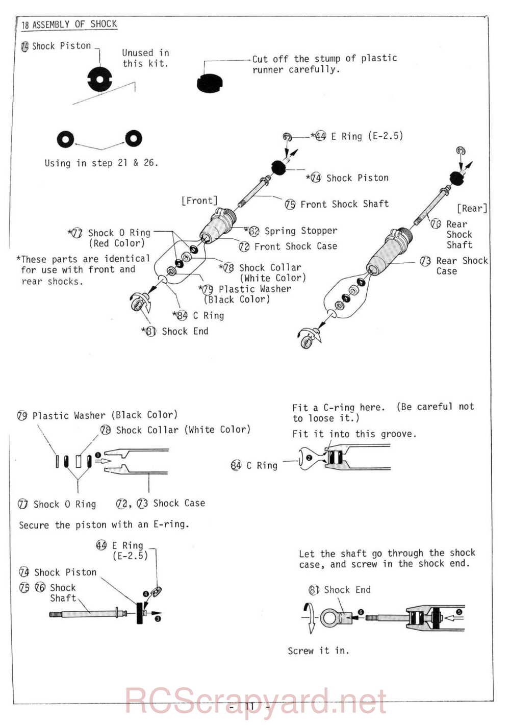 Kyosho - 3034 - Salute - V2 - Manual - Page 11
