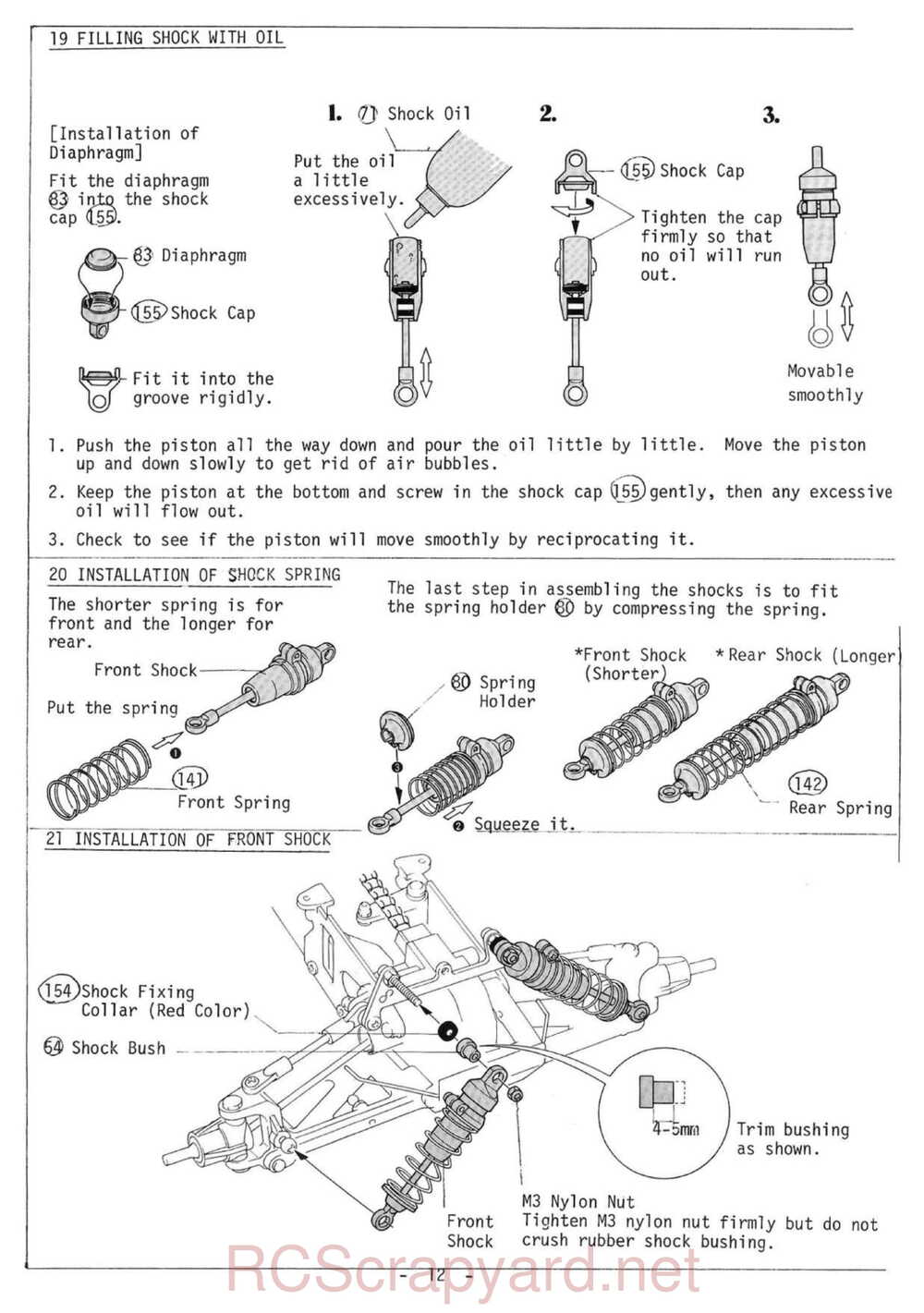 Kyosho - 3034 - Salute - V2 - Manual - Page 12