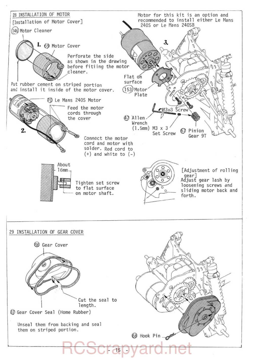 Kyosho - 3034 - Salute - V2 - Manual - Page 15