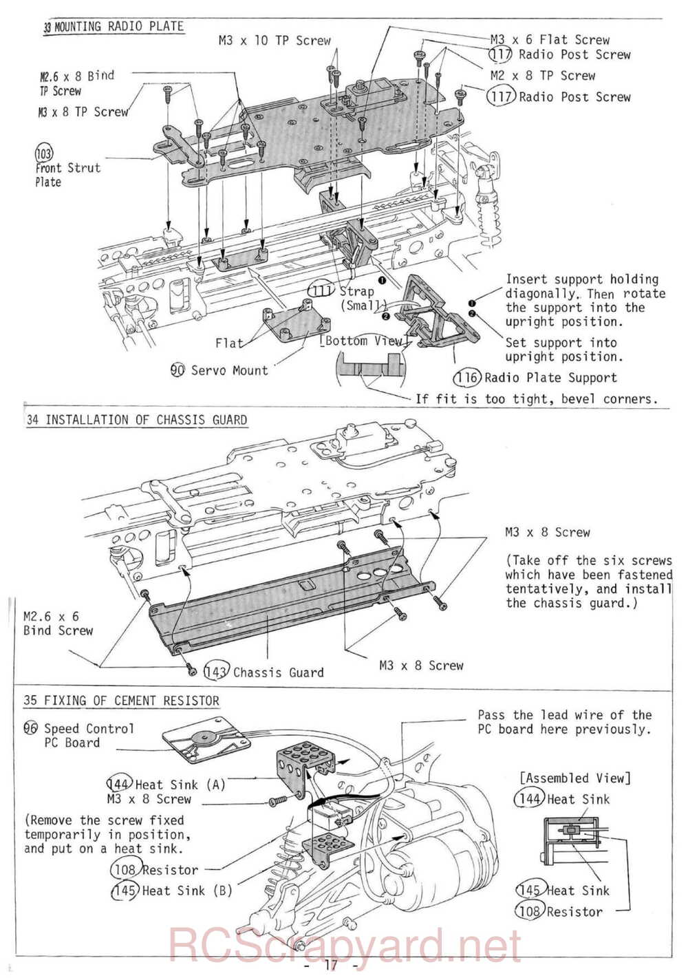 Kyosho - 3034 - Salute - V2 - Manual - Page 17