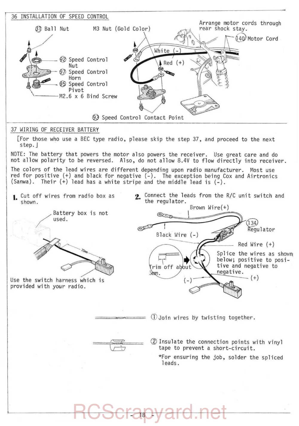 Kyosho - 3034 - Salute - V2 - Manual - Page 18